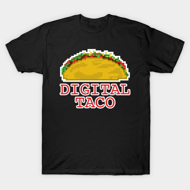 digital taco T-Shirt by corykerr